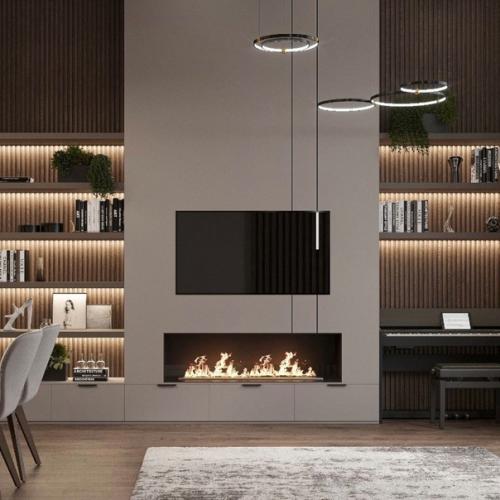 Кухня - гостиная - столовая. 06