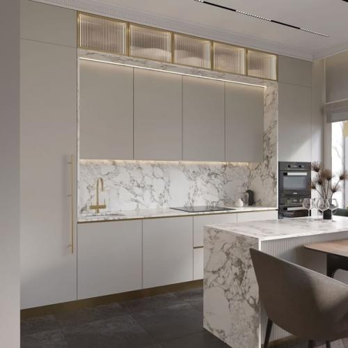 Стильная кухня - гостиная. 03