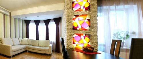 Витражи в интерьере. 02