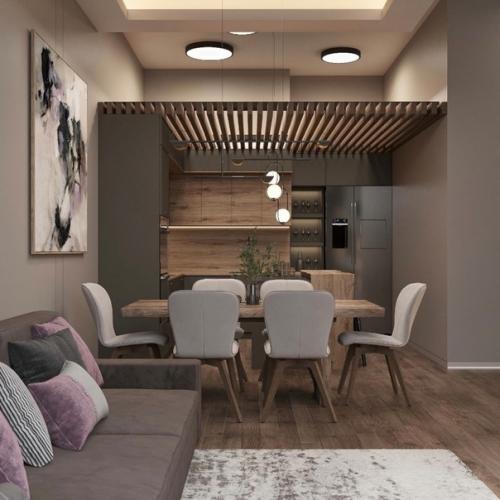 Кухня - гостиная - столовая. 02