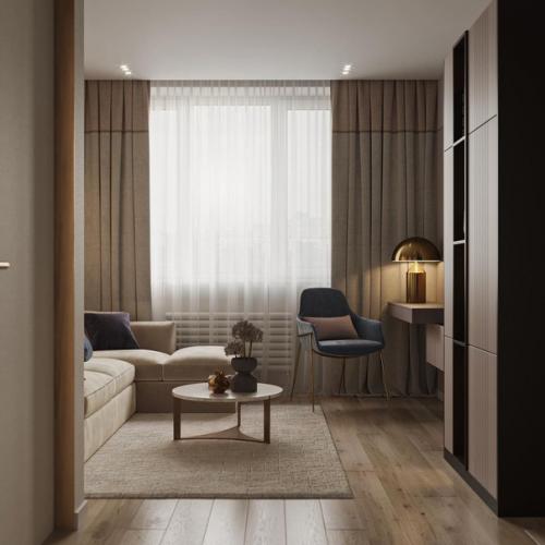 Вкусный дизайн 2-х комнатной квартиры. 07