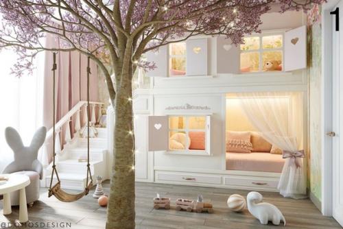 Два варианта детской комнаты. 01