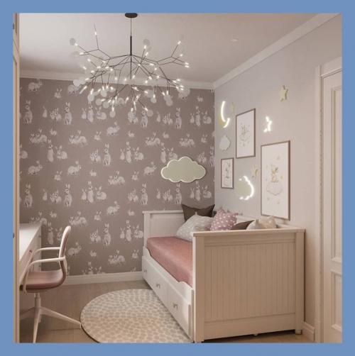 Идея интерьера комнаты для девочки. 02