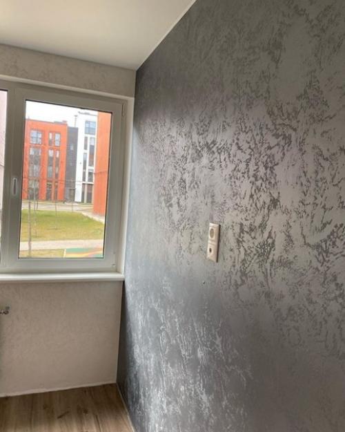 Отделка декоративной штукатуркой. 07