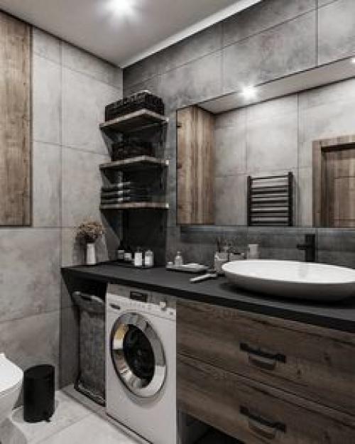 Дизайн ванной комнаты, площадью - 5. 3 кв. 08