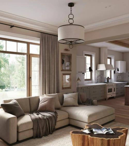 Этот дом - воплощение уютной элегантности и безупречного вкуса. 01