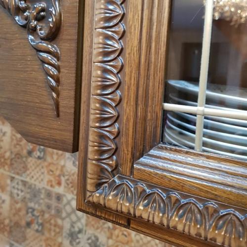 Кухня из массива бука с хорошей фурнитурой. 04