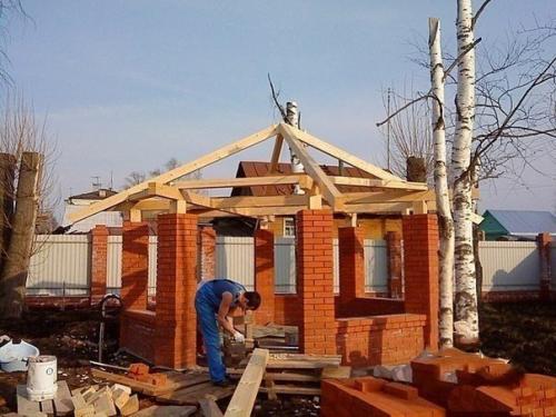 Интересные идеи для дачи беседка для барбекю. 08