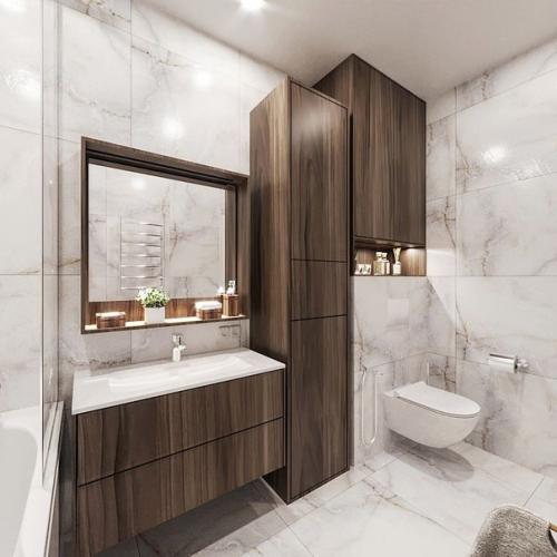 Дизайн ванной комнаты 4. 8 кв. 03
