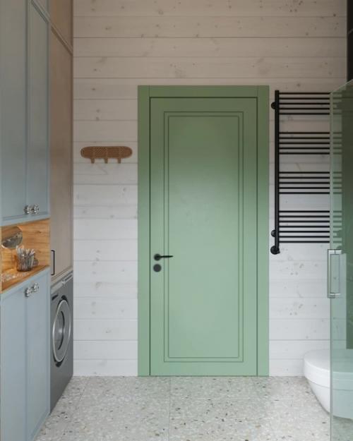 Ванная комната в стиле эко - лофт. 01