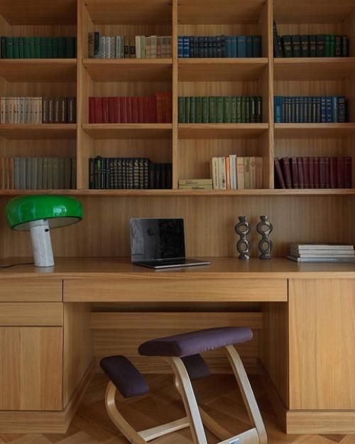 Интерьер квартиры без дизайнерских клише, без трендовых цветов и силуэтов, микс эпох. 05