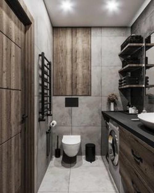 Дизайн ванной комнаты, площадью - 5. 3 кв. 05