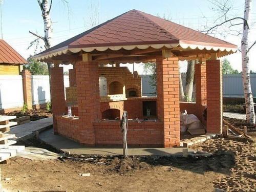 Интересные идеи для дачи беседка для барбекю. 09