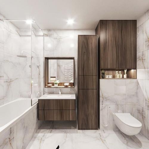 Дизайн ванной комнаты 4. 8 кв. 02