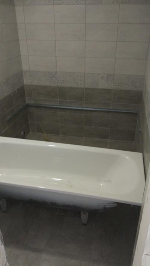 Ремонт в ванной делали впервые и своими руками. 06