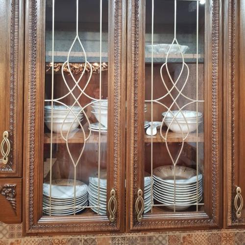 Кухня из массива бука с хорошей фурнитурой. 09