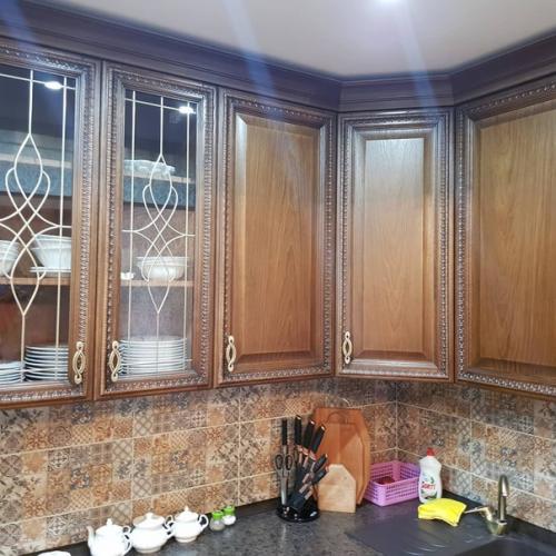 Кухня из массива бука с хорошей фурнитурой. 06