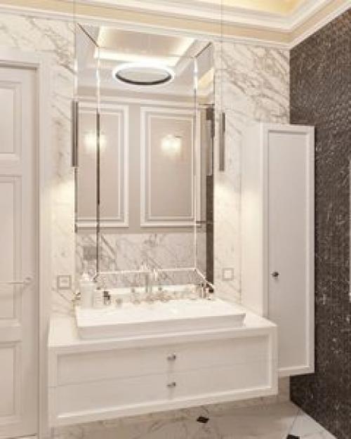 Ванная комната в стиле - современная классика. 01