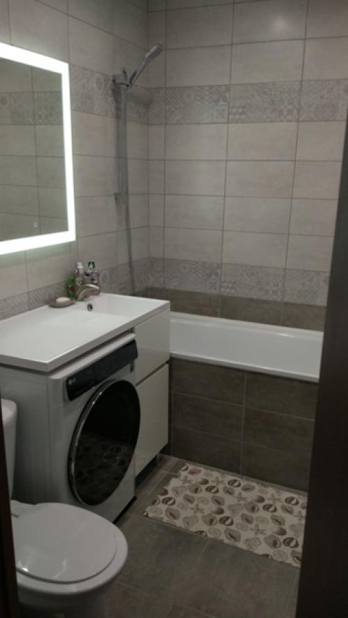 Ремонт в ванной делали впервые и своими руками. 08