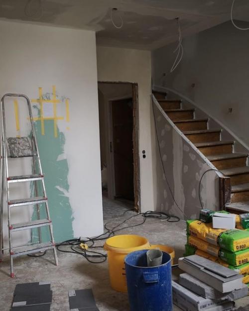 Лестница до и после ремонта. 03