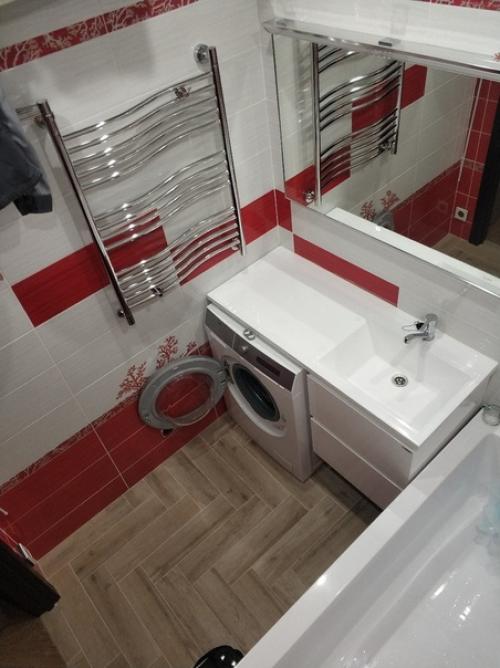 Моя ванная.  Делали сами. 02