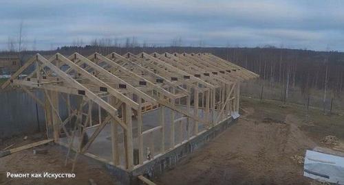 Каркасный гараж из дерева. 05 Каркасный гараж из дерева. 05