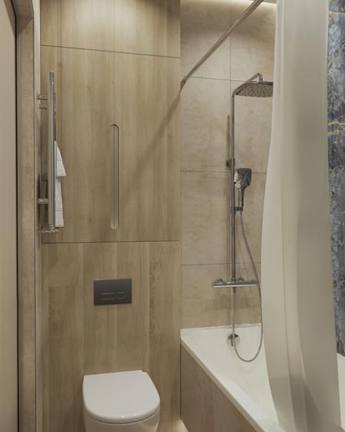 Дизайн санузла в двушке, площадью 3. 1 кв. 02