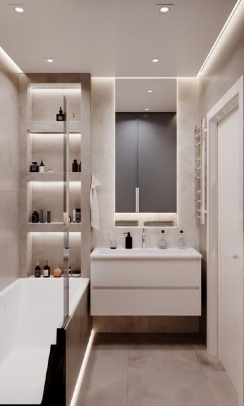 Три сан.  Узла в одной квартире. 04