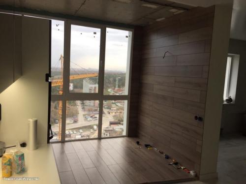 Обеденная зона из балкона своими руками, как вам? 04