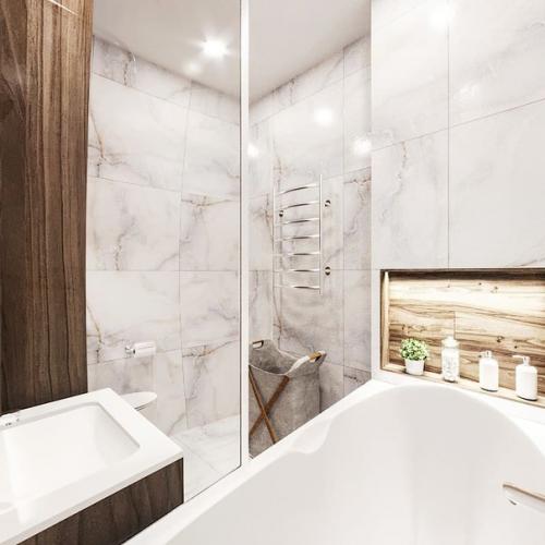 Дизайн ванной комнаты 4. 8 кв. 05