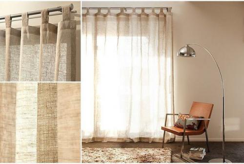 4 способа повесить шторы, о которых должна знать каждая хозяйка: завязки, петли, люверсы, кольца. 01