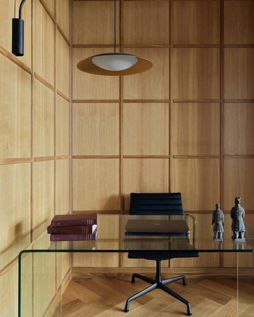 Интерьер квартиры без дизайнерских клише, без трендовых цветов и силуэтов, микс эпох. 06