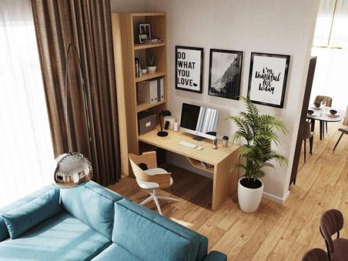 Кухня - гостиная и отдельная столовая в загородном доме. 08