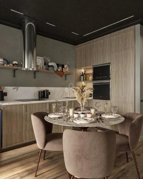 Кухня - гостиная, площадью - 15, 4 кв. 04