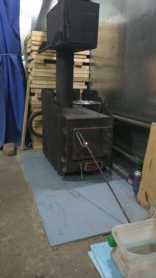 Своими руками смастерил печку. 01