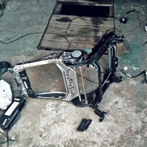 Переделал автокресло в офисное! 01