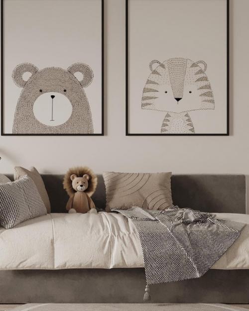 Дизайн детской комнаты 20 м 2. 03