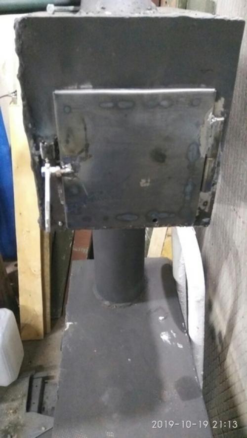 Своими руками смастерил печку. 02