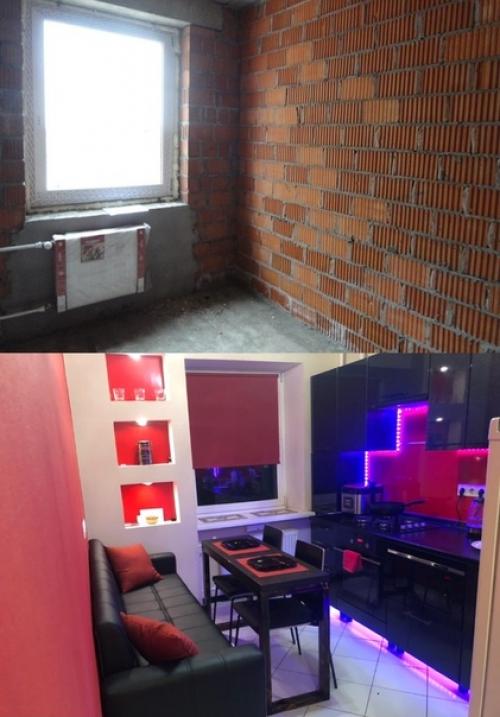 Живу один.  Ремонт под себя делал. 03