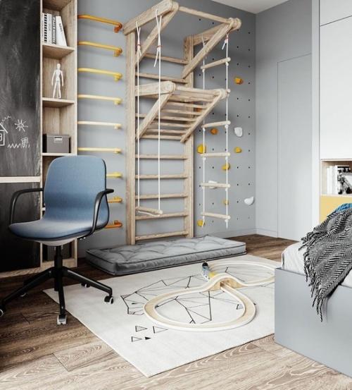 Пpоект интеpьеpа детcкой комнаты от cтудии ДД. 04