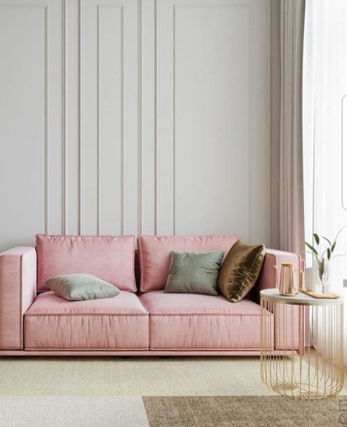 Интерьер кухни - гостиной, площадью 17 кв. 01