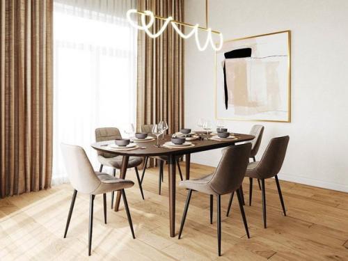 Кухня - гостиная и отдельная столовая в загородном доме. 05