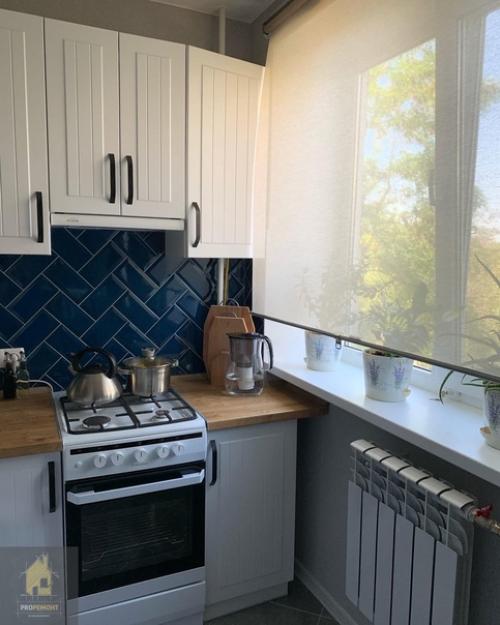 Этот синий фартук смотрится просто шикарно! 03