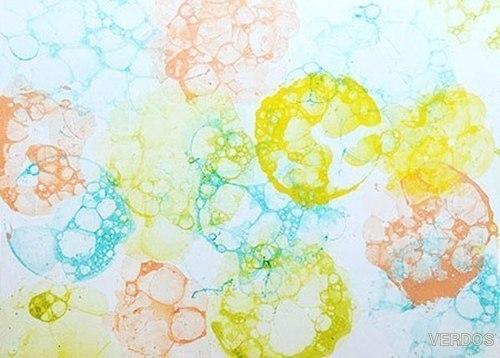 Рисунок мыльными пузырями. 03