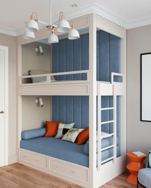 Такой нежный и светлый проект квартиры. 06