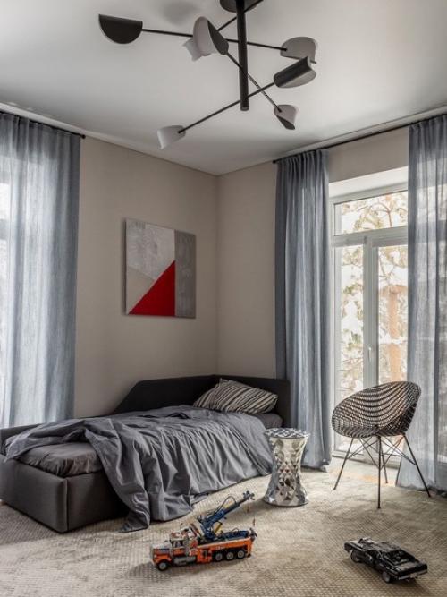 Дизайн этого дома следует принципам минимализма, где меньше - значит больше. 06