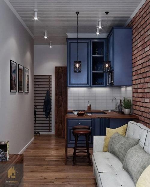 Дизайн очень маленькой студии. 01