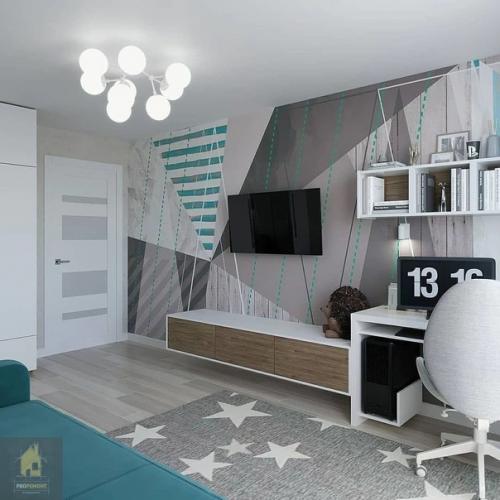 Дизайн - проект функциональной комнаты для мальчика - подростка. 03