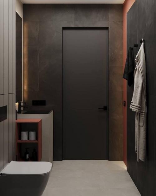 Два варианта интерьера санузла. 01