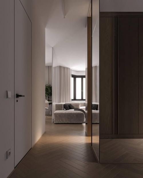 Сочетание белых оттенков и дерева - одно из лучших решений, для тех кто без ума от светлых интерьеров. 05